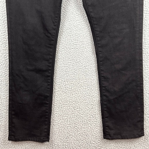 John Varvatos Jeans Mens 34 Black Wight Skinny Fit Stretch Denim Punk Goth - Picture 4 of 11